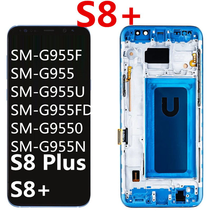 Suitable for Samsung S8+ Screen Assembly Sm-G955F Sm-G955 G955Fd G9550 S8Plus Suitable for Samsung S8+ Screen Assembly Sm-G955F Sm-G955 G955Fd G9550 S8Plus