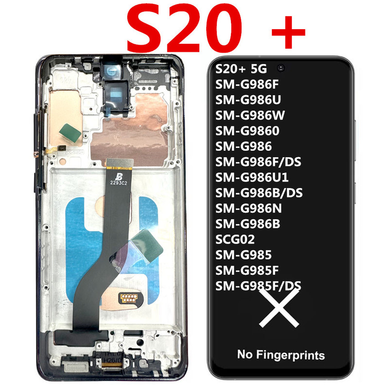 Suitable for Samsung S20 + 5g Screen Assembly G9860 G986 F/Ds Scg02 G985 S20Plus