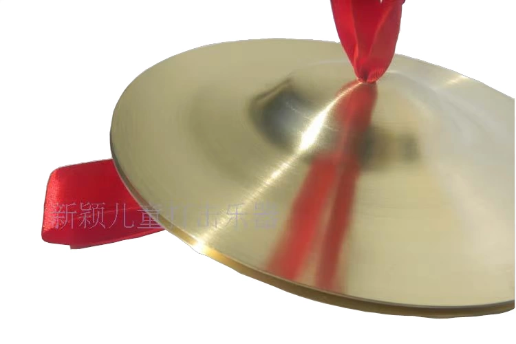 Trẻ em Orff Nhạc cụ Đồng Đồng cymbals Đồng cymbals Đồ chơi âm nhạc Đồng chà 15cm18cm một cặp dày giá