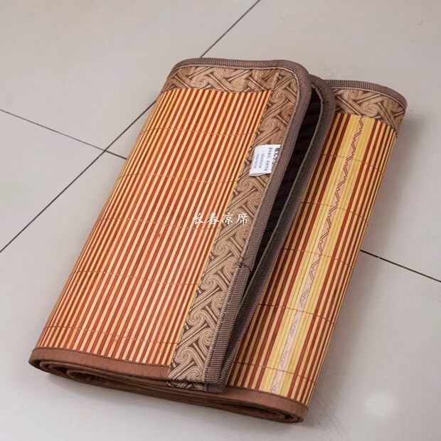 0.9 mat mat còn lại gấp mua yên tâm đôi 0,8 mét hai mặt ký túc xá sinh viên 1.2m mat - Thảm mùa hè chieu truc