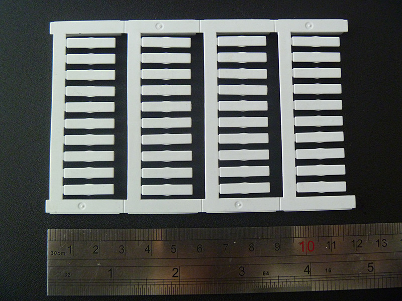 Weidmüller plug-in marker plate TM -1 12 20 conductor cable transparent sleeve