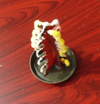 Childrens science experiments magical colorful Christmas tree snowflake Christmas tree paper flower crystal Christmas tree