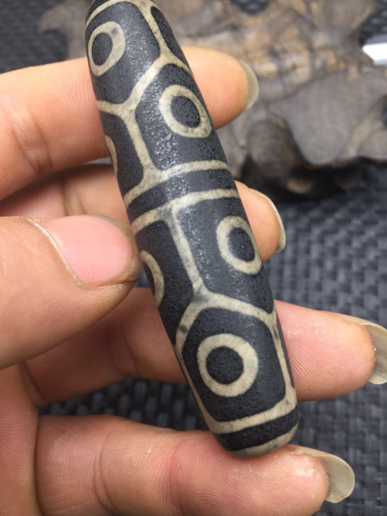 (With Certificate) Original Mine Tibet 12 Eyes Dzi Pendant To Pure Old Dzi Beads Natural Old Mine Tibet Necklace Genuine