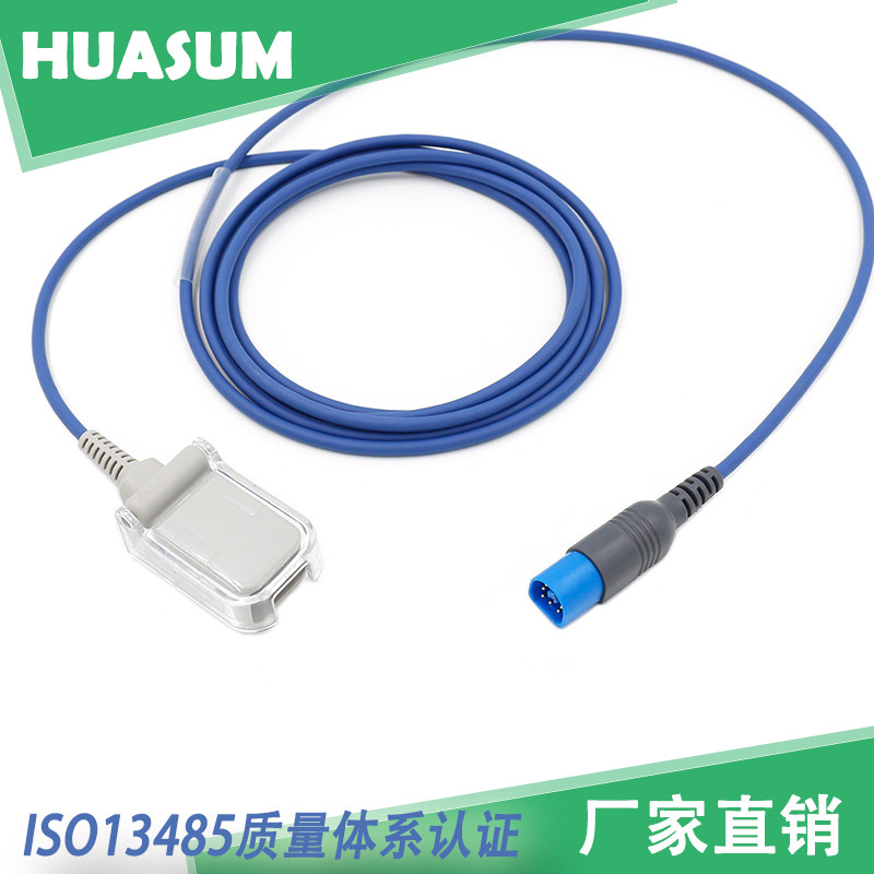 适用HP金科威心电监护仪配件MP20 VM6 UT6000F延长线转接线主电缆