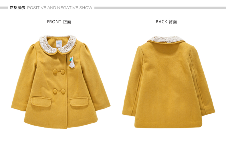 Manteau pour fille en mélange - Ref 2162115 Image 11