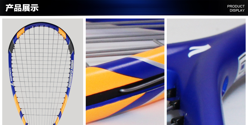 Một mảnh chính hãng đào tạo chuyên nghiệp squash racket đầy đủ carbon siêu nhẹ tường shot mua một tặng ba vợt babolat