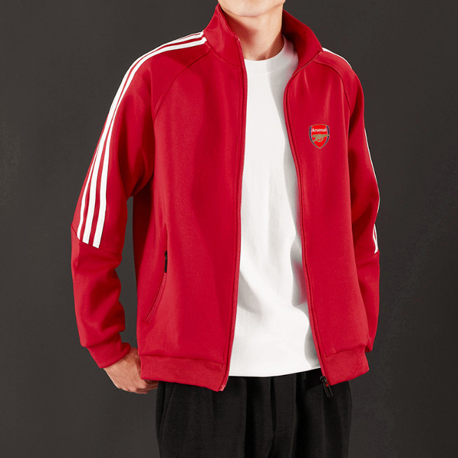 Arsenal Fans' New Spring and Autumn Stand-Up Collar Sweatshirt Sportswear Jacket Arsenal Fan Merchandise Arsenal Fans' New Spring and Autumn Stand-Up Collar Sweatshirt Sportswear Jacket Arsenal Fan Merchandise