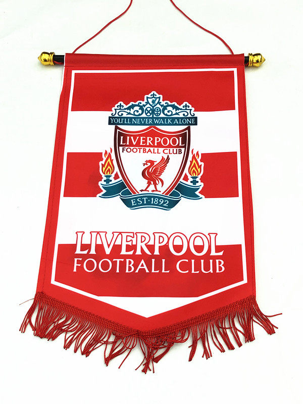 Liverpool fans supplies Souvenir Perimeter Liverpool 5 Corner Team Flag Fly Flags Exchange Banner Liverpool Decorations