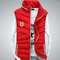 Shandong Luneng team fan supplies souvenirs Shandong Luneng autumn and winter cotton vest cotton vest men and women jacket