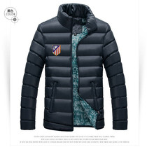 Atletico Madrid fan supplies Atletico cold-proof padded cotton jacket mens Atletico Madrid Atletico Atletico Madrid jacket