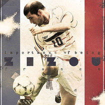 European Cup fan supplies souvenir gift bar restaurant decoration French team Zidane poster with photo frame