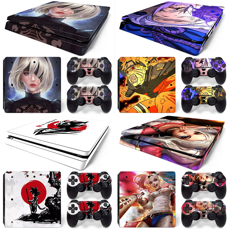 Sony PS4 Slim game console sticker game slim console sticker protective film anime game Neil