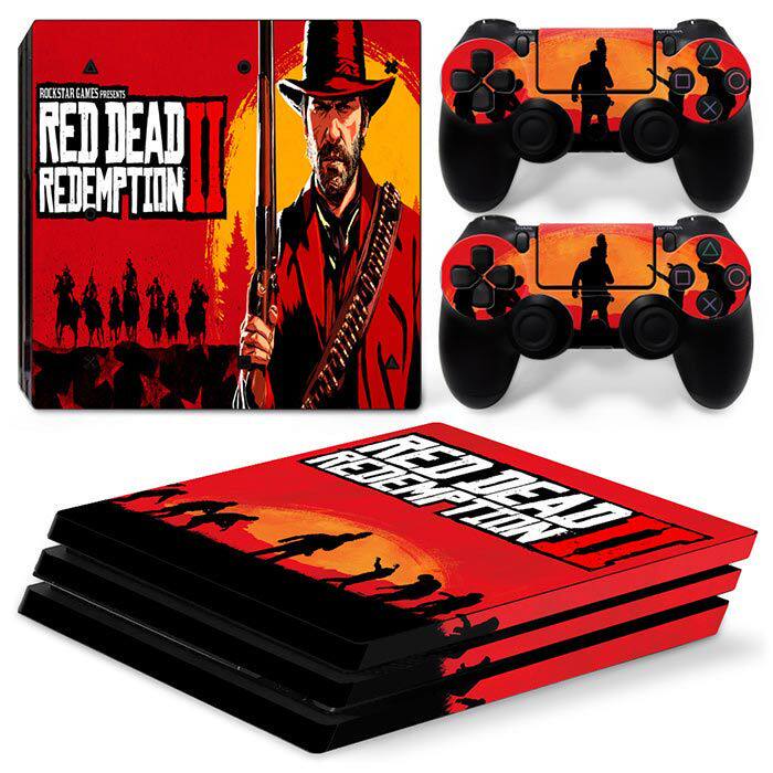给PS4 Pro贴上Red Dead Redemption 2彩贴，氛围感直接拉满！_PSV彩贴_淘宝游戏网