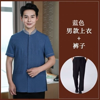 Синие штаны, короткий рукав