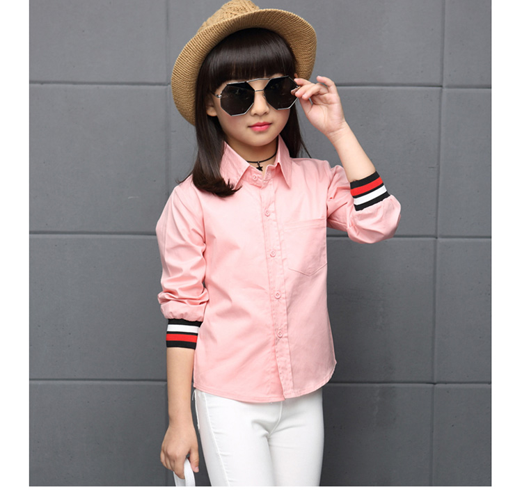 Chemise fille à manche longue - Ref 2086127 Image 21