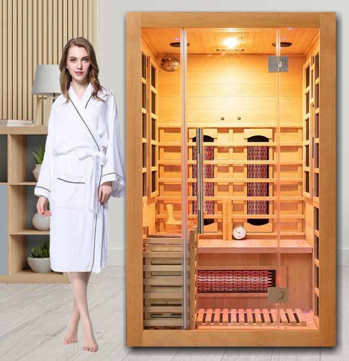 Home-Use Wet and Dry Integrated Steam Room Sauna Room Double-Person Wet Steam Far-Infrared Nano Graphene Mobile Manufacturer