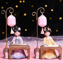 Hanfu Girls at the mercy of the palace Palaeowind Doll China Wind Decorum girls Childrens Childrens Seven New Years Valentines Day