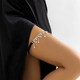 Tassel Imitation Pearl Claw Chain Elastic Thigh Chain Women's Shiny bling Light Luxury Personality Internet Celebrity Sexy Temperament Foot Accessories