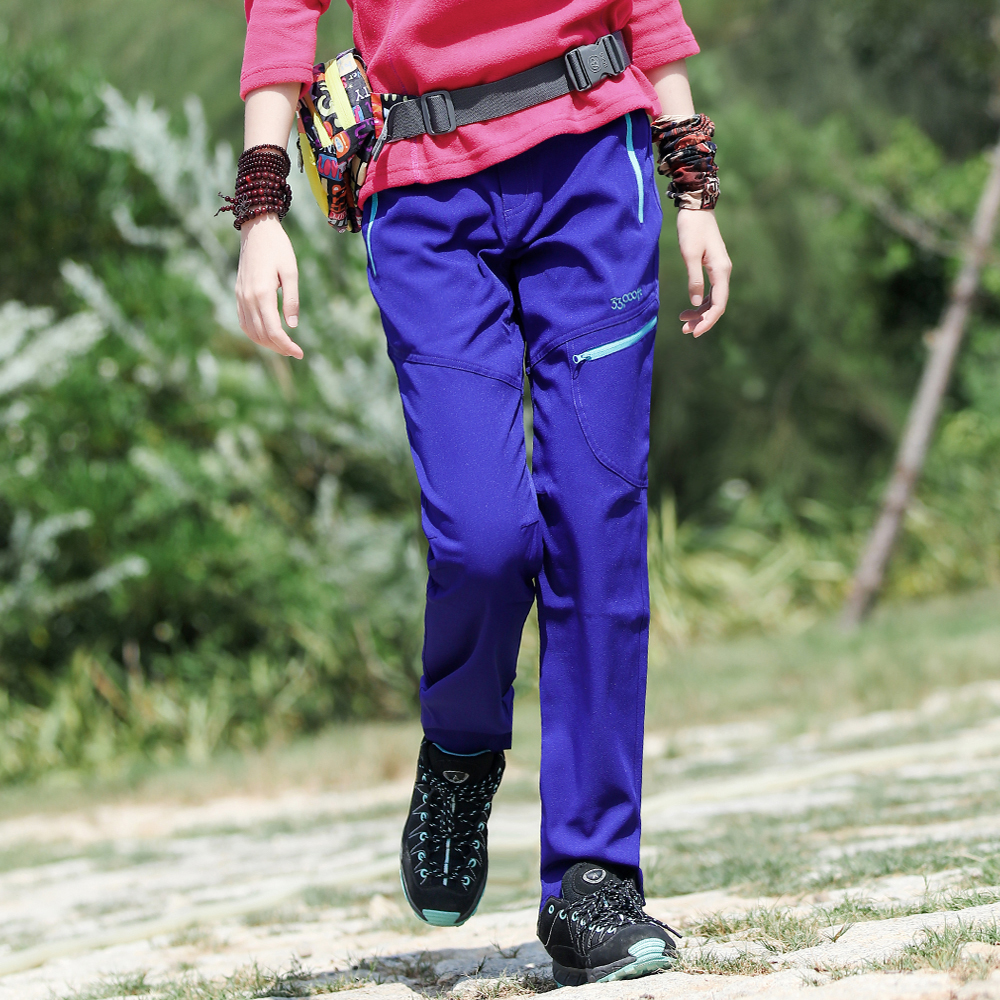 Spring Autumn Season Punching Pants Woman In thick section Breathable Outdoor Sports Loose Quick Dry Pants Mountaineering Pants Speed Dry Pants Long Pants