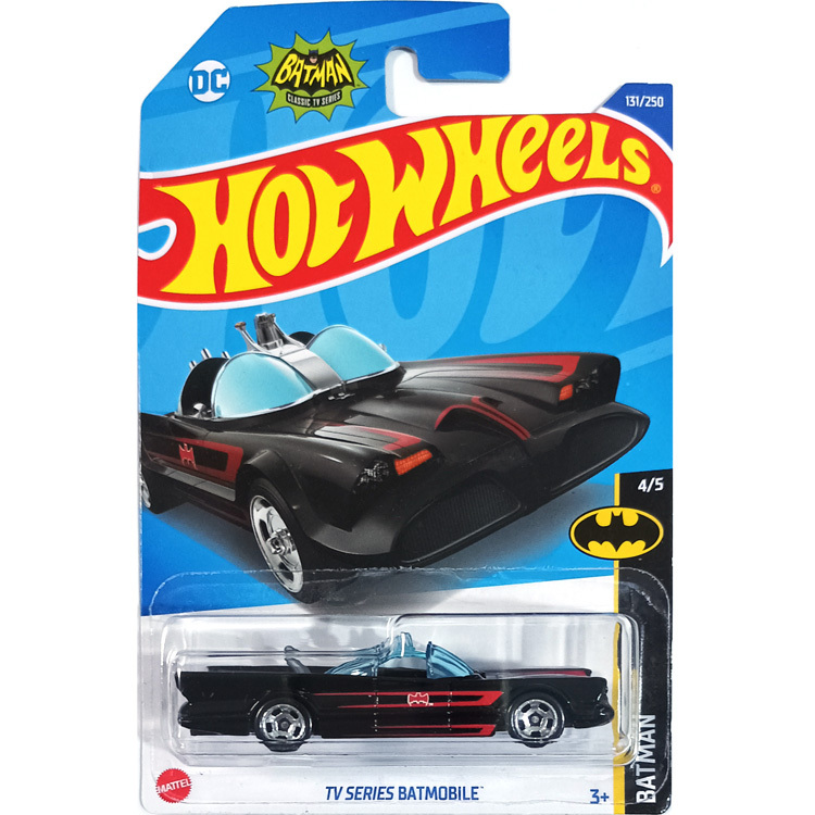 2022 Hot Wheels No. 131 Classic Tv Series Batman Tv Series Batmobile American Tv Series Co-Branded Ip 2022 Hot Wheels No. 131 Classic Tv Series Batman Tv Series Batmobile American Tv Series Co-Branded Ip
