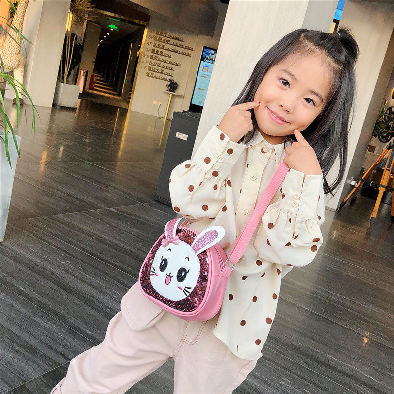 Children's small bag 2020 New style fashionable sequined infant and toddler small backpack Cute cartoon girl single-shoulder crossbody bag undefined