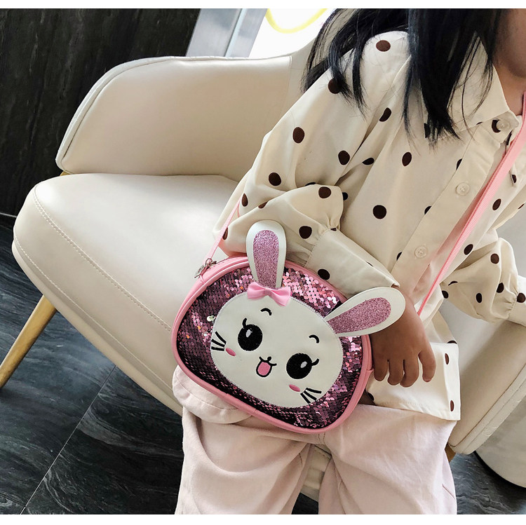 Children's small bag 2020 New style fashionable sequined infant and toddler small backpack Cute cartoon girl single-shoulder crossbody bag undefined