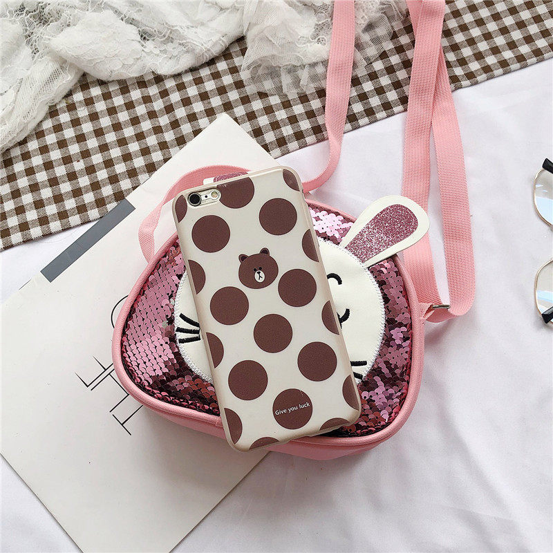 Children's small bag 2020 New style fashionable sequined infant and toddler small backpack Cute cartoon girl single-shoulder crossbody bag undefined