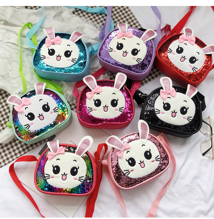 Children's small bag 2020 New style fashionable sequined infant and toddler small backpack Cute cartoon girl single-shoulder crossbody bag undefined