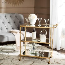 Restaurant Japanese food carts cafeteria table-side carts shelves barbecue shops iron trolleys