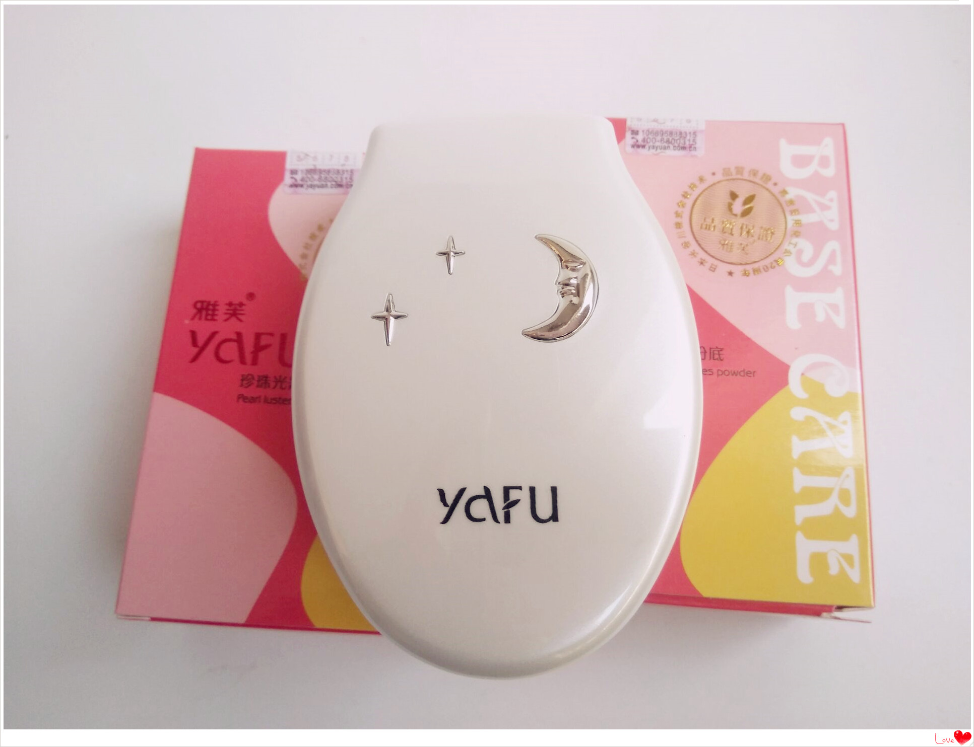 Yafu Yafu powder cake double-layer dual-use foundation 921 makeup concealer oil control two-layer dry powder cake wet powder