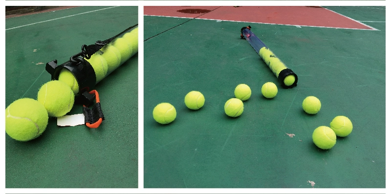 Bóng tennis đập bóng barrel bóng thùng bóng rổ rổ bóng tennis basket khung bóng với 15 quả bóng wilson burn 280g