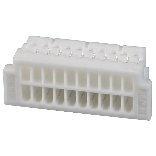 SHDR-20V-S-B connector CONN HOUSING SHD 20POS 1MM WHITE