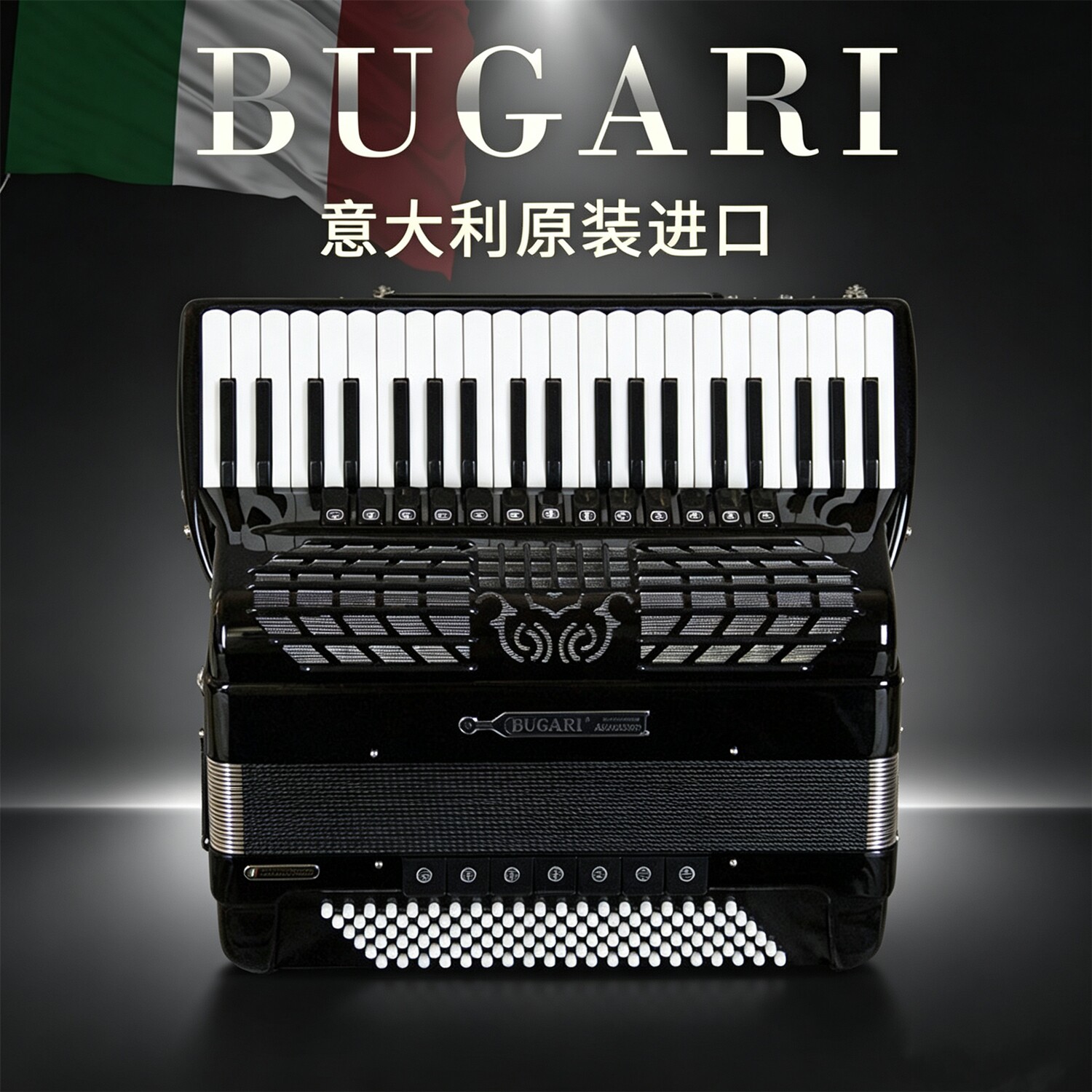 Đàn accordion BUGARI Ý nhập khẩu chính hãng 96/120 phím bass, có chức năng echo bass miễn phí.