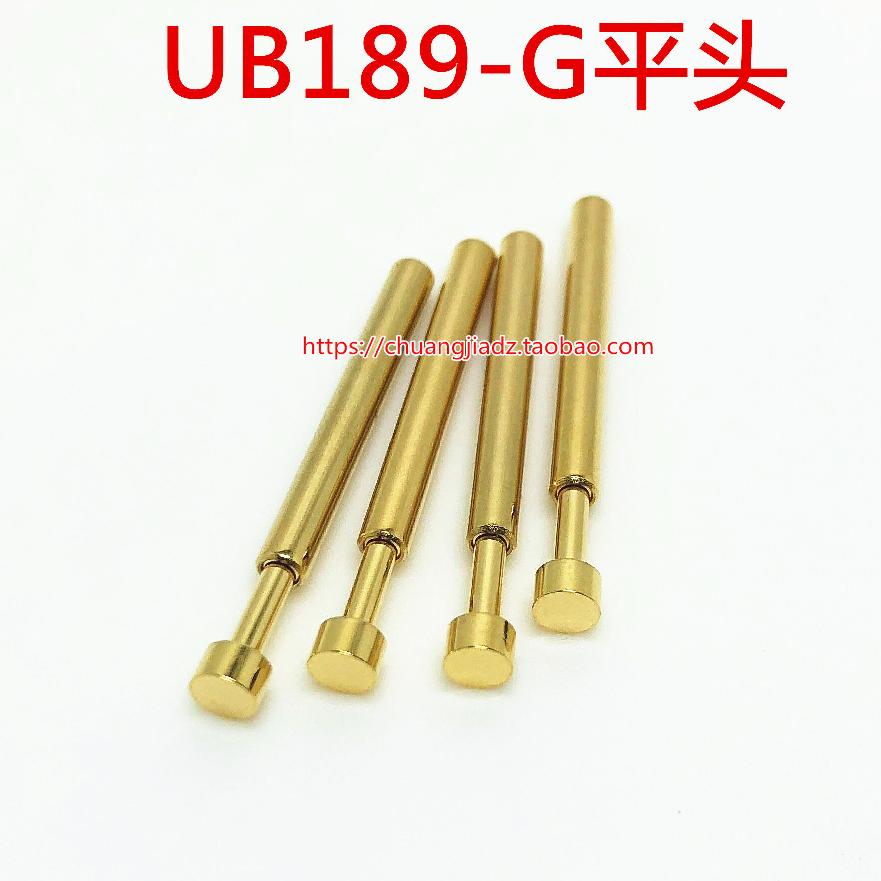 Probe UB189-G flat 3 16mm test needle 4 0 spring top needle gold plated roof needle with 3 6 pin