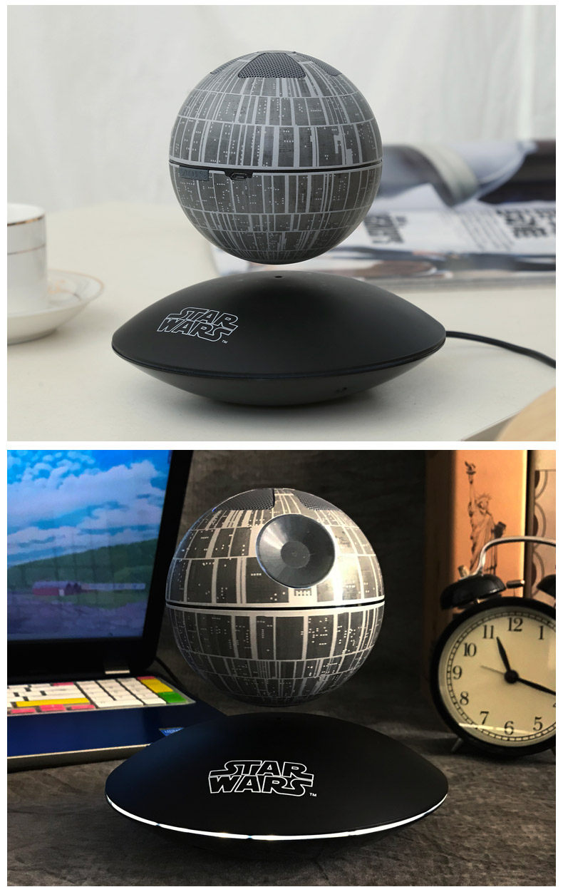 Nueva versión original Star Wars star Wars death Star maglev bluetooth  Estéreo inalámbrico giratorio 360 grados altavoces|360 degree  speaker|speaker speaker360 speaker - AliExpress