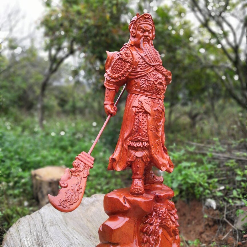 Flower pears black sandalwood Wooden Sculptures of the Town Residence Wu Caixity Like a solid wood like a home dedicated to a Caired wood handicraft