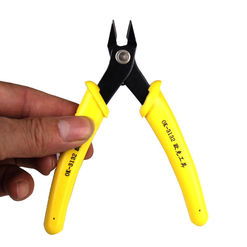 Oak 5 inch electrician scissors multifunctional electrician scissors pliers wire breaking pliers electronic tip nozzle pliers copper wire scissors