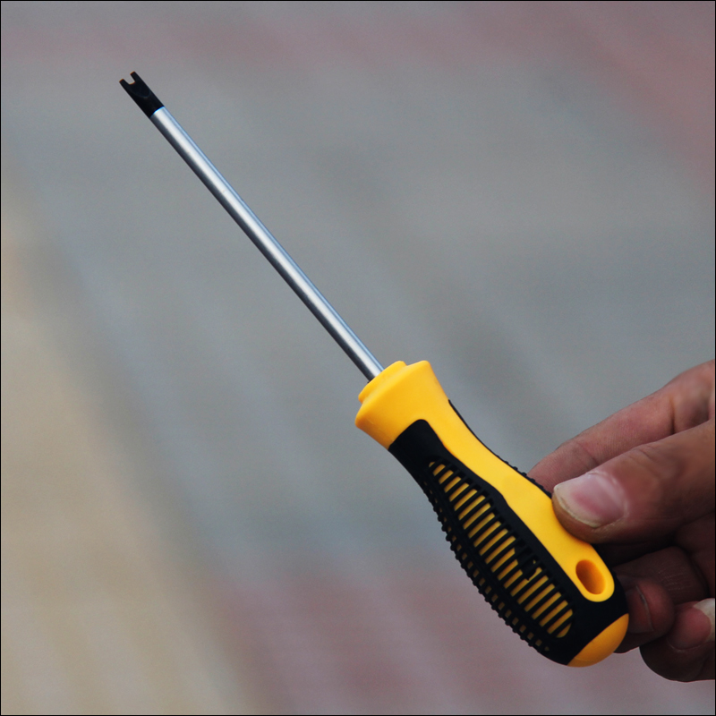 Open-end screwdriver Concave screwdriver U-shaped screwdriver word middle open-end screwdriver fork screwdriver fork