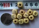 Буквы бусины 1 см 0,25 один