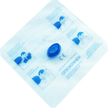 Export hot selling one-way valve mouth-to-mouth breathing mask CPR first aid artificial respiration mask respirator