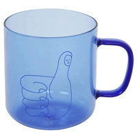 Светло -голубой большой палец