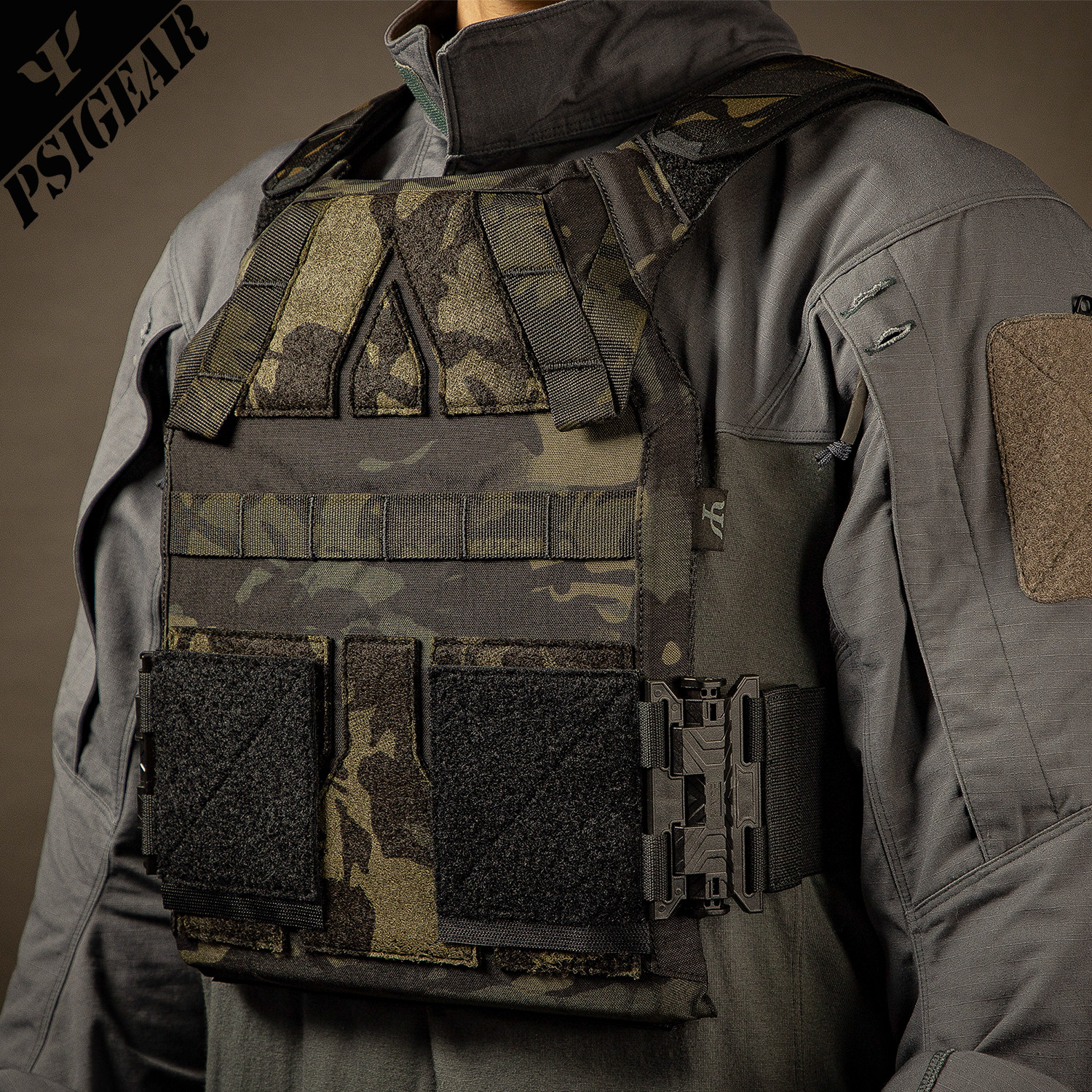 (PSIGEAR Official Store) PX-2 Tactical Vest Quick Reflex Set