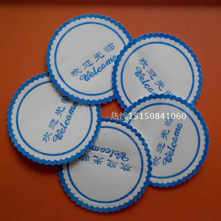 Hotel hotel disposable water cup mat printing LOGO Cutting cover slippers tooth shampoo bath fluid wholesale
