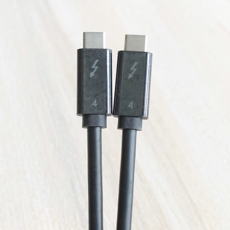 Original Hp Thunderbolt 4 Data Cable 0.8/1m Soft 40g 240W 8K Video Transmission Compatible with Usb4 Thunderbolt 3 Original Hp Thunderbolt 4 Data Cable 0.8/1m Soft 40g 240W 8K Video Transmission Compatible with Usb4 Thunderbolt 3