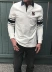 Jiuwei đích thực mua toàn cầu Tommy Hilfiger thời trang nam thu đông màu sắc thoải mái kết hợp áo polo dài tay active shirt Polo