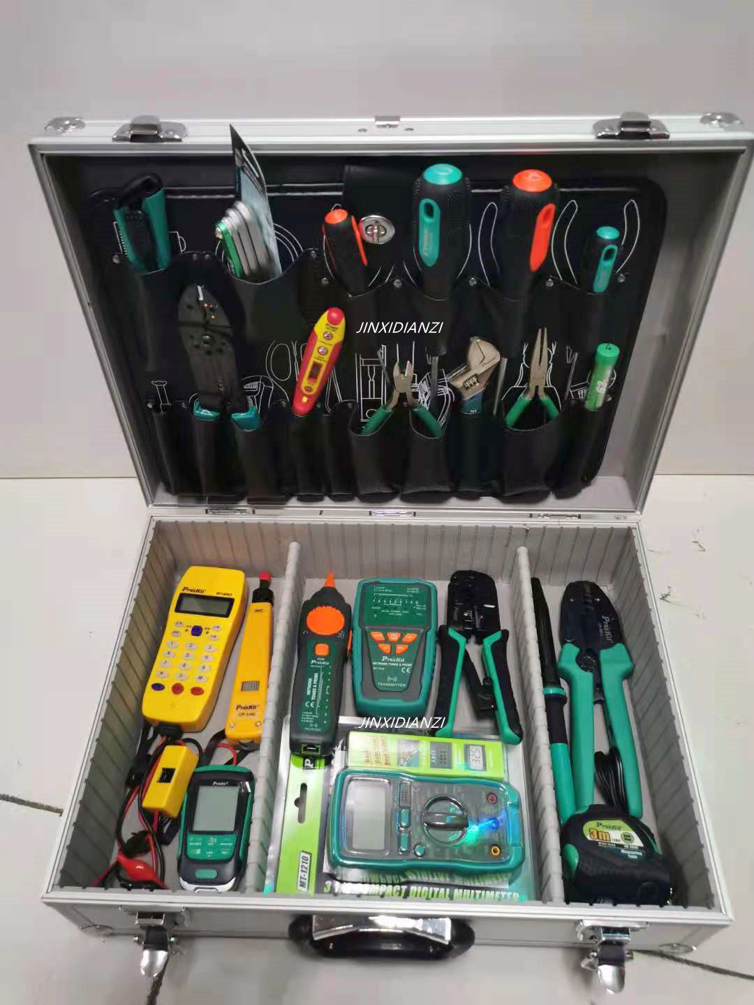 Focus Taiwan Baogong 376TX network maintenance communication 2M fiber optic tool line construction wiring weak current set