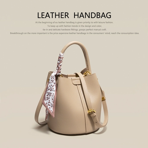 Модная кожаная корзина, барсетка, сумка через плечо, из натуральной кожи, городской стиль, воловья кожа