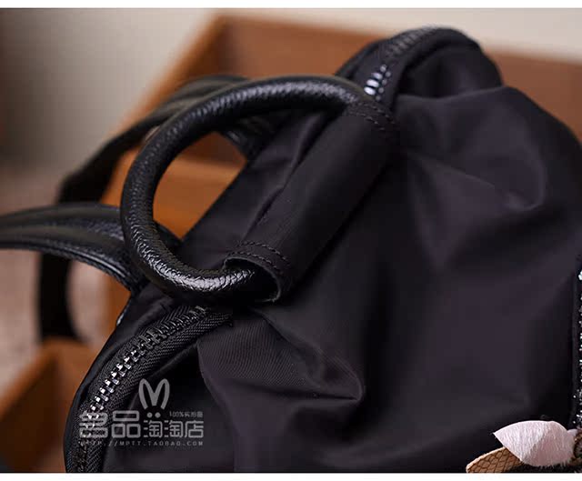 Châu Âu 2019 mới thêu ba lô nữ rhinestone 3D nylon nylon chống thấm với ba lô da túi xách thủy triều - Ba lô balo da đẹp cho nữ