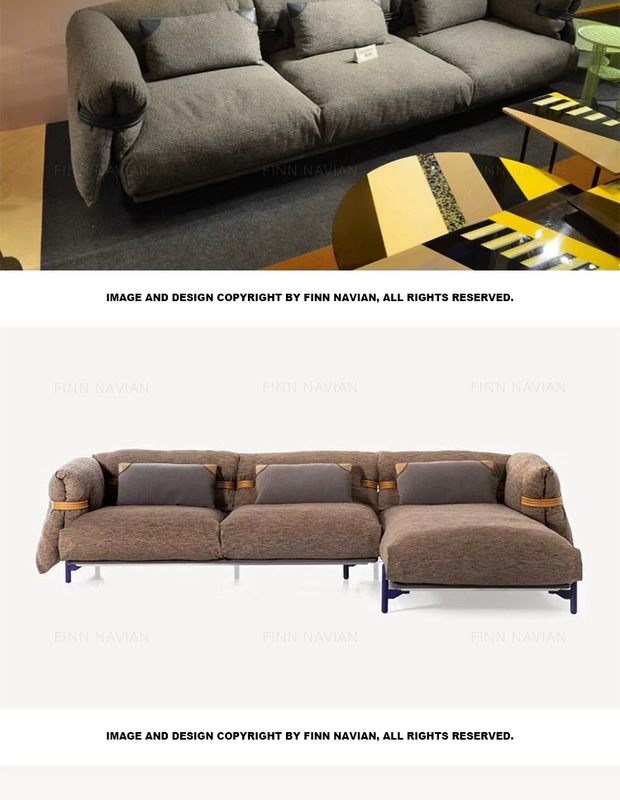 FINNNAVIAN / Ý thời trang hiện đại sofa / vành đai thiết kế đồ nội thất góc / lông ngỗng tinh khiết - Ghế sô pha