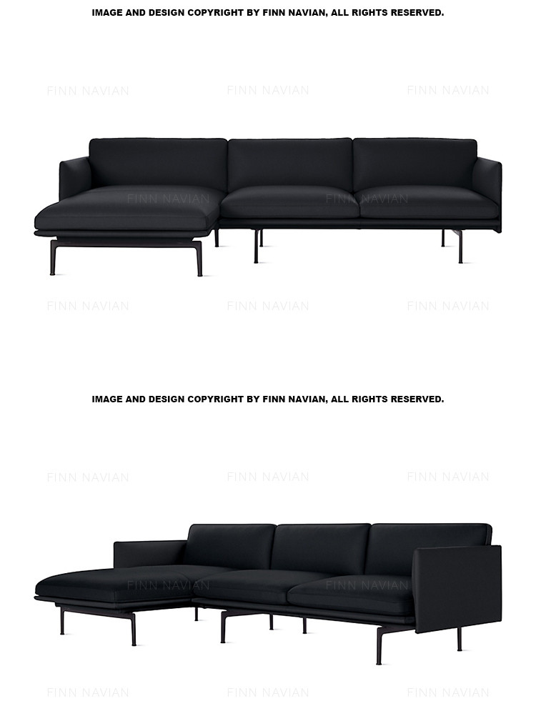 FinnNavian cổ điển Bắc Âu mẫu sofa ba-bit căn hộ nhỏ đồ nội thất nhập khẩu đầy đủ da nâu - Ghế sô pha ghế sofa nỉ